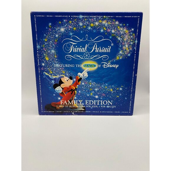 1986 Trivial Pursuit Featuring The Magic of Disney Family Edition Board Game - Picture 1 of 7